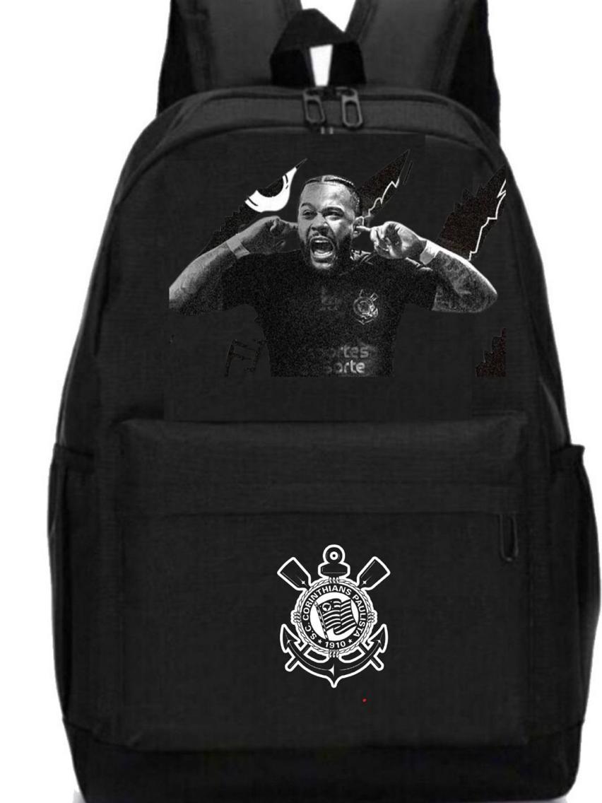 Mochila Times Futebol Reforçada Impermeável Com Bolso Lateral | Shopee ...