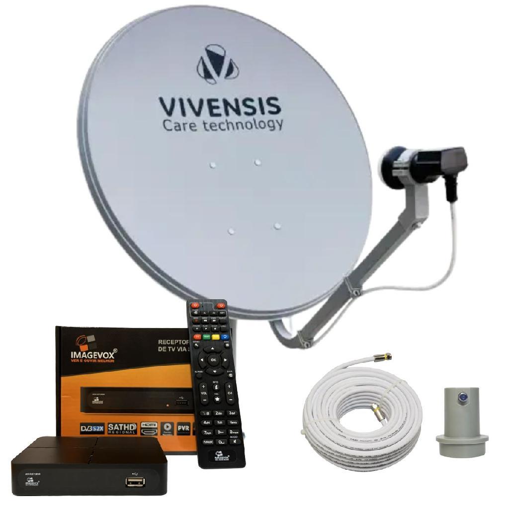 Receptor Digital KU Full HD SAT120NB Imagevox | Shopee Brasil