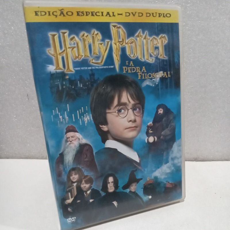 DVD HARRY POTTER -E A PEDRA FILOSOFAL EDIÇÃO LUXO DVD DUPLO | Shopee Brasil