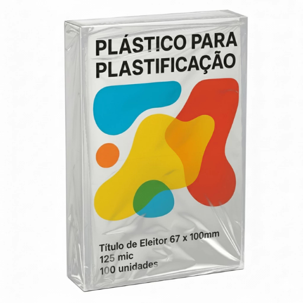 Plástico Para plastificar o Título de Eleitor Polaseal Folha 67x100mm ...