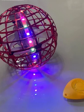 Bola Spinner Voadora Flutuante Boomerang com LED e Controle (Cores Sortidas)