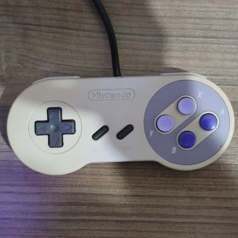 Controle Super Nintendo Original SNES Funcionando perfeitamente ...