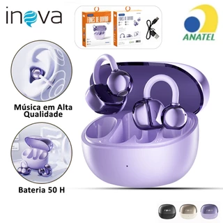 INOVA Fone De Ouvido Bluetooth 6.0 Toque DE Impressão Digital 50H Autonomia ANC Cancelando Ruído em Oferta na Shopee