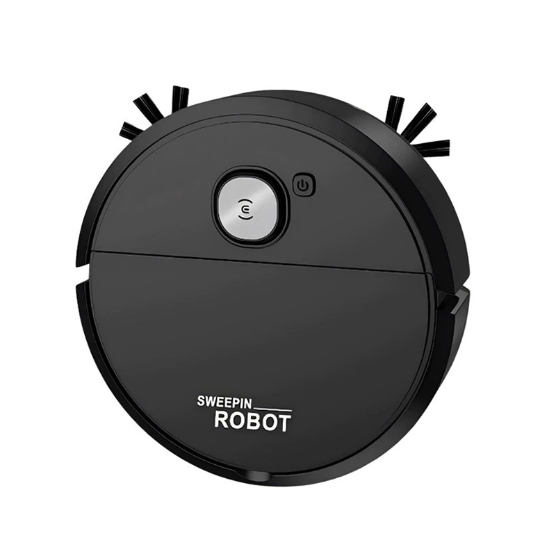Robô Varredora/Aspirador De Pó Automática 3 Em 1 Limpeza Doméstica Robótico Inteligente E Silencioso