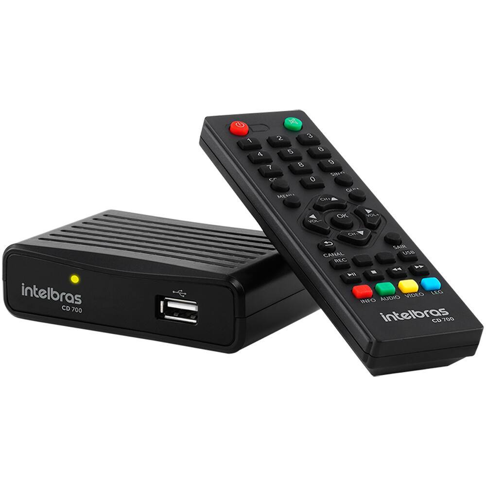 Conversor Gravador Digital TV Intelbras CD 700 Model 4140700 HD ...