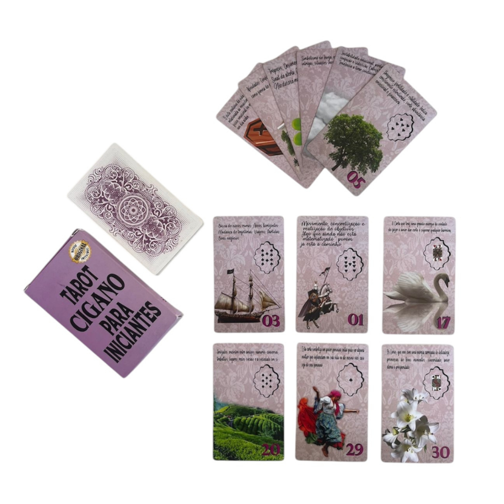Tarot Cigano Para Iniciantes - Baralho de Tarô Completo - Ideal Para ...