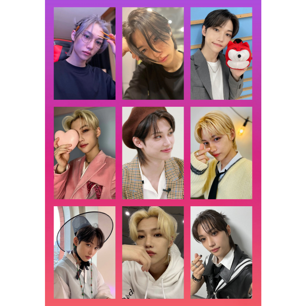 Pack de Photocards FELIX (Stray Kids) | Fanmade Exclusivo | Várias