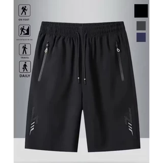 Short Masculino elastano Bermuda Praia 2 Bolsos Com Zíper Importar002斜条