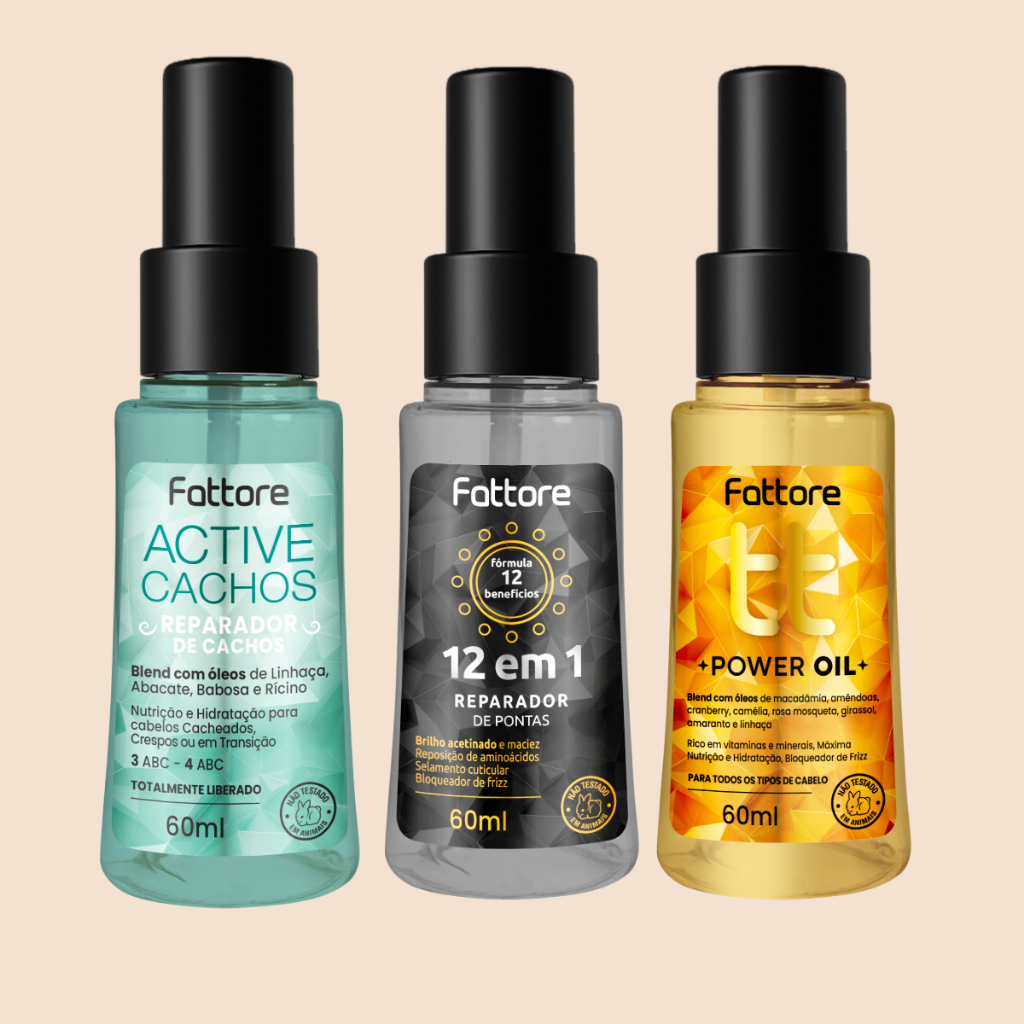 Fattore Reparador de Pontas Profissional 70ml – Brilho, Maciez e Anti ...