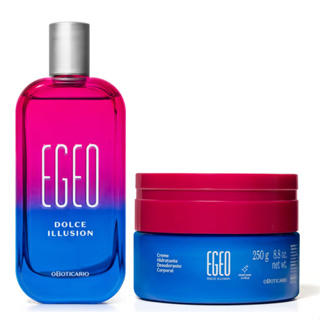 Combo Egeo Dolce Illusion: Desodorante Colônia 90ml + Creme Desodorante Corporal 250g em Oferta na Shopee