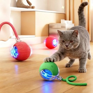 Bola Brinquedos De Rolamento Automático Cauda Do Falso Recarregável Bola Inteligente Gato