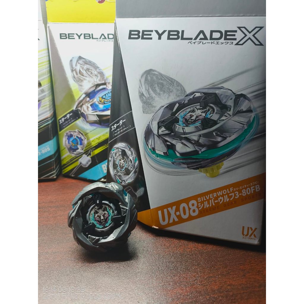 BEYBLADE X UX-08 Starter Silver Wolf 3-80FB [Direct from Japan