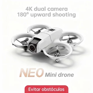 DLI Drone Neo Com Câmera 4k Full Hd Wifi Cor Cinza 2 Baterias Presente de Ano Novo