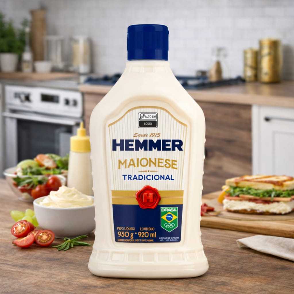 Hemmer Maionese 930G - Tamanho família. | Shopee Brasil