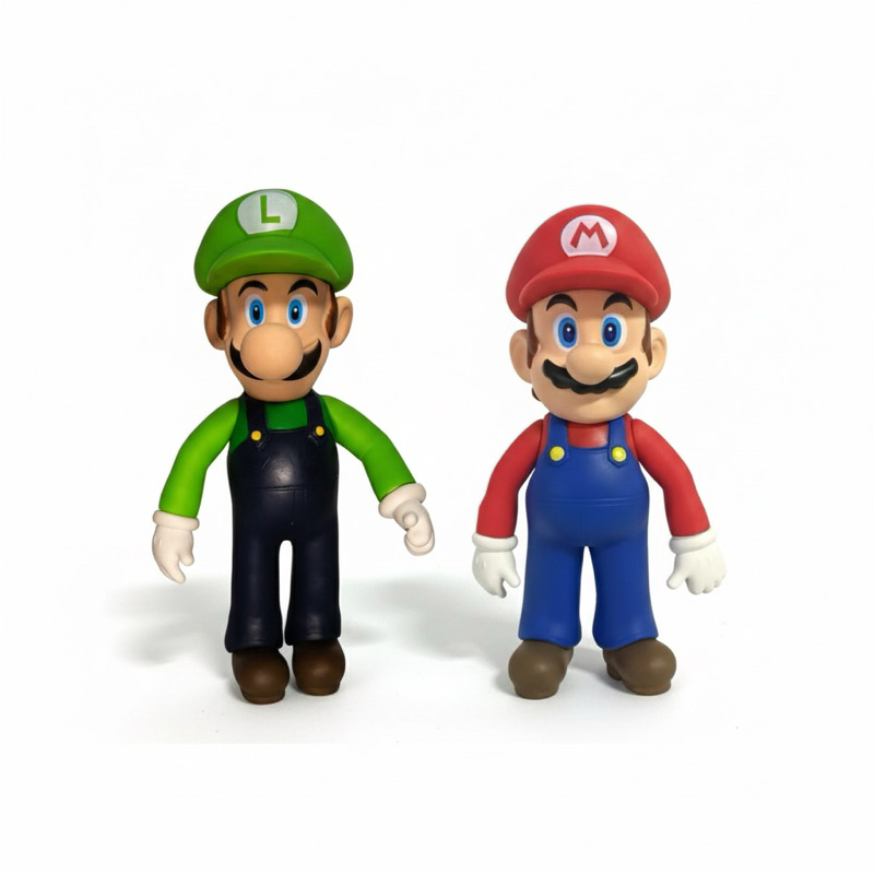 Kit Bonecos Mario e Luigi 23cm Grandes | Figuras de Ação | Presente Infantil | Pronta Entrega em Oferta na Shopee