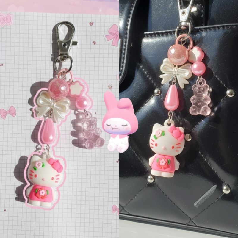 Chaveiros Sanrio Hello Kitty Trinkeks Y2k Cacareco Estrela My