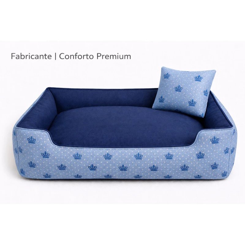 Imagem do produto Caminha Pet Cama pra cachorro e gato pet De Luxo Fibra Tamanho P M G no catálogo Master Pet