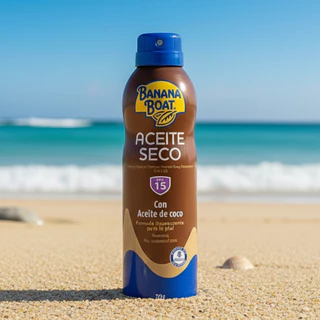 Óleo Bronzeador Banana Boat FPS15 Aerosol Toque Seco 170ml em Oferta na Shopee
