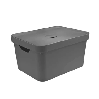 Caixa Organizadora Cube G com Tampa Bege Fechado Grande para Casa Closet Guarda Roupa em Oferta na Shopee
