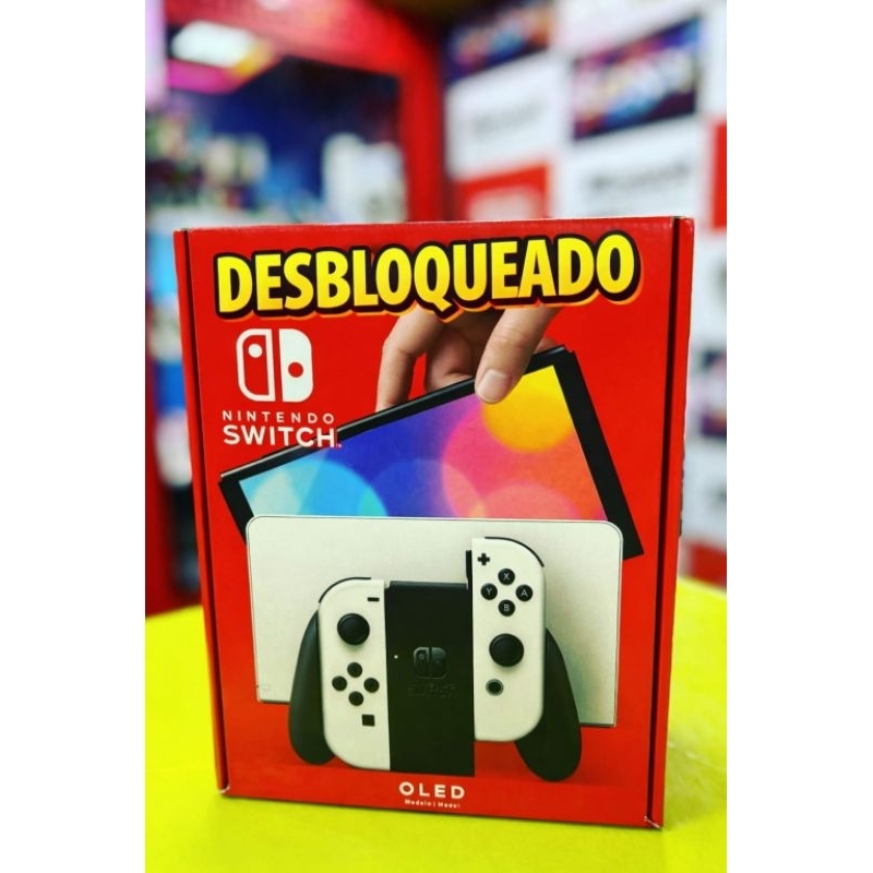 Console Nintendo Switch OLED Desbloqueado Novo