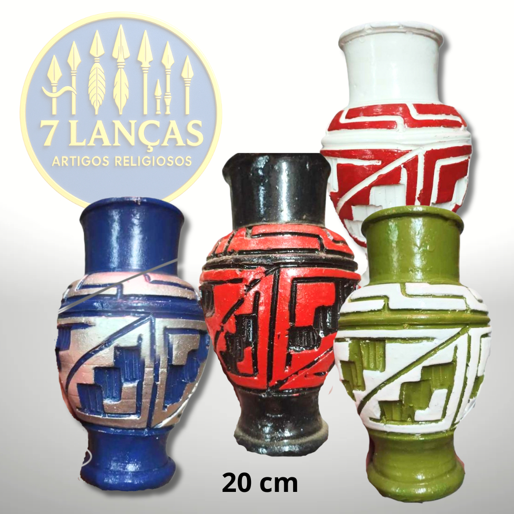 Quartinha de Barro Marajoara 20 cm - Sem Alça Umbanda Candomblé