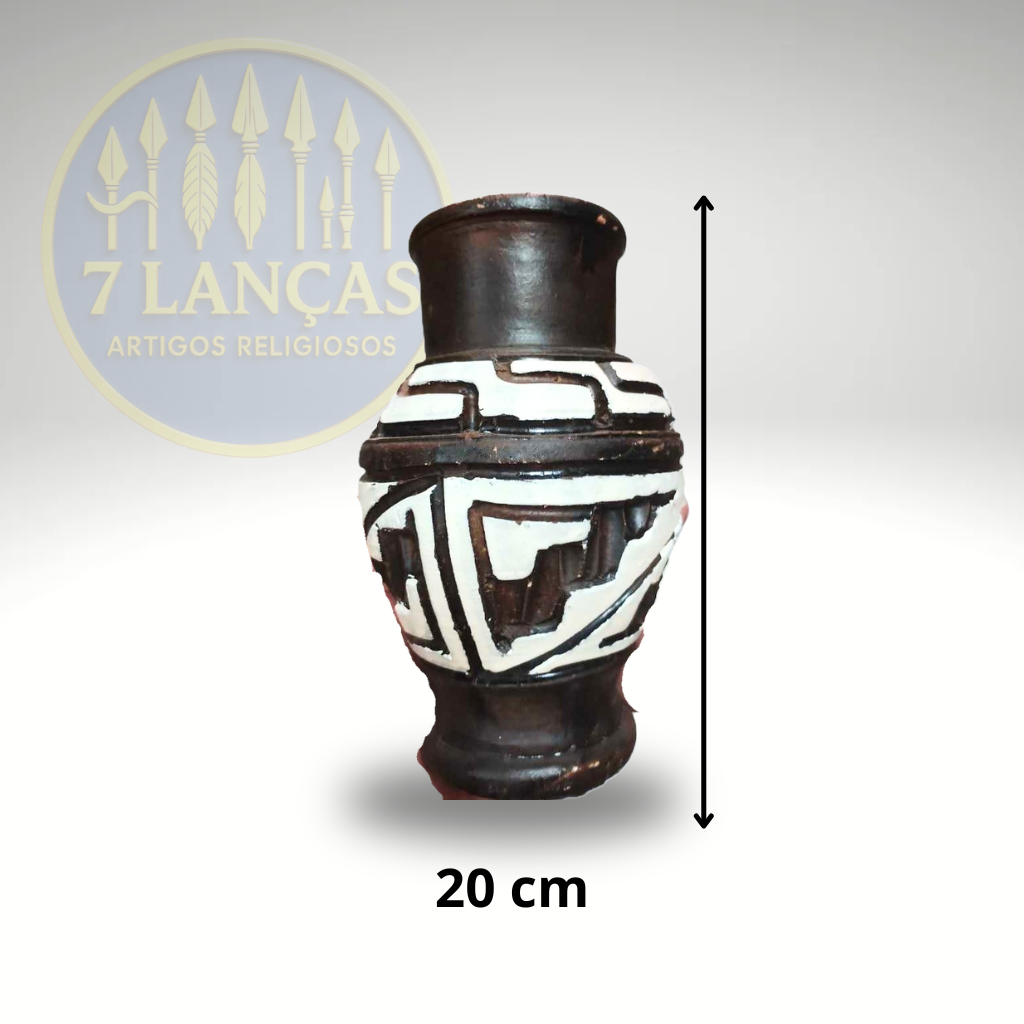 Quartinha de Barro Marajoara 20 cm - Sem Alça Umbanda Candomblé