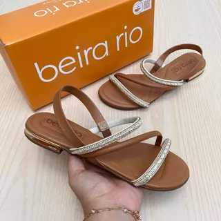 Sandália Rasteirinha Feminina Beira Rio Flat Confortável Moda Verão Casual Leve em Oferta na Shopee
