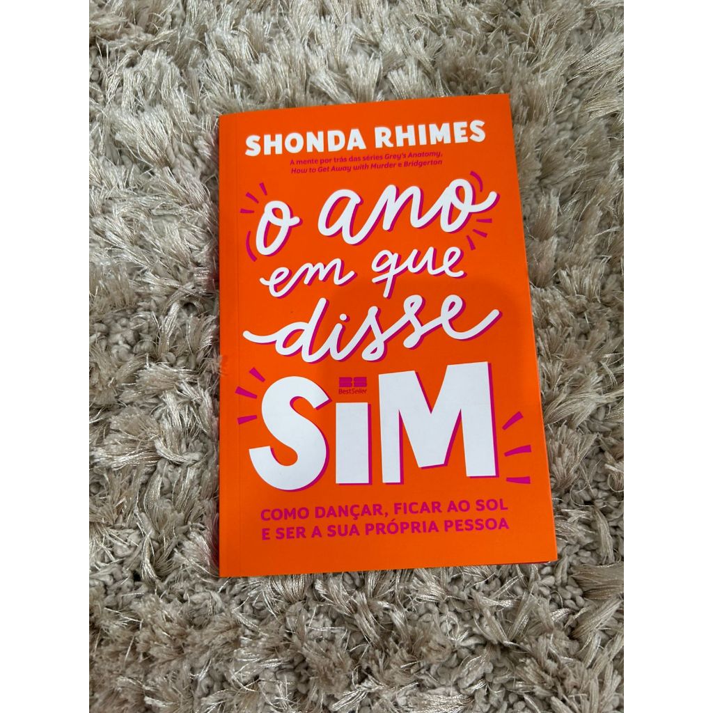 O ano em que disse sim- Shonda Rhimes | Shopee Brasil
