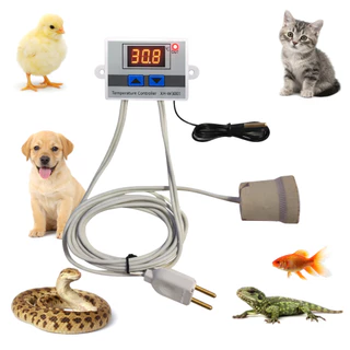 Controlador De Temperatura Para Lampadas De Aquecimento Pet e Aves Chocadeira Incubadora