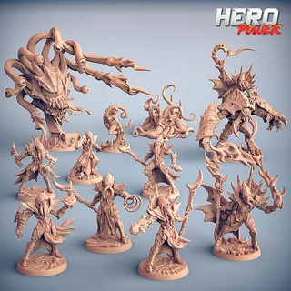Miniatura RPG Monstros Baldurs Gate Devoradores de Mente Dungeons & Dragons D&D Unitária ou Kit