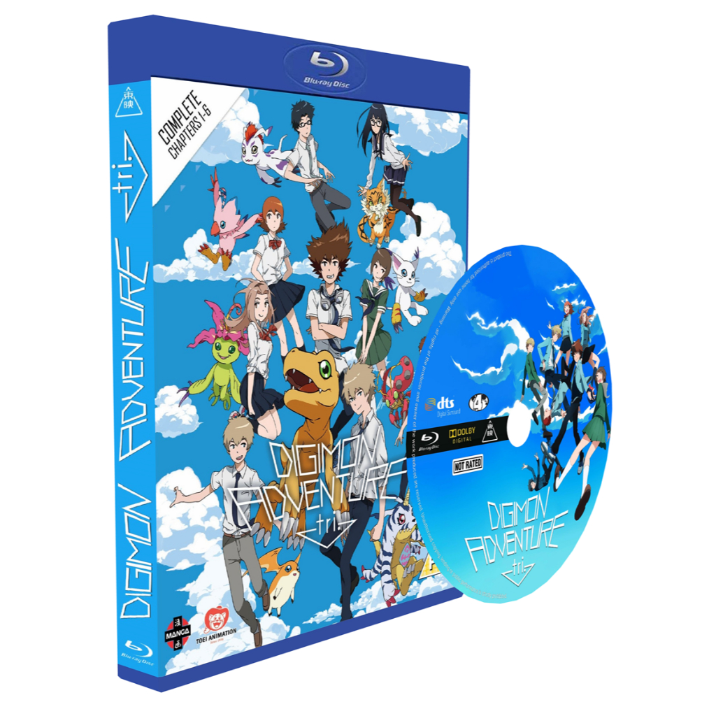 Blu-ray Digimon Adventure Tri - Edição completa em bluray | Shopee Brasil