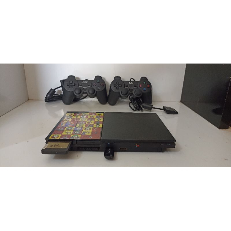 Playstation 2 com 43 jogos 2 controles