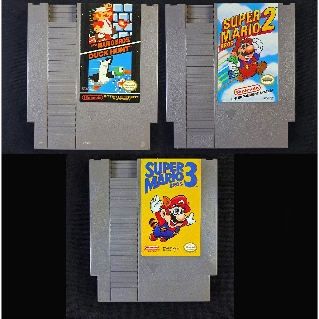Super Mario Bros 1, 2 e 3 Original Nes Nintendo - Trilogia | Shopee Brasil