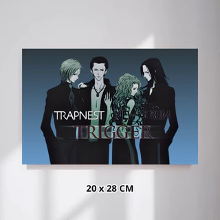 Quadro Placa Decorativa Trapnest Reira Nana Ren Horizontal Vintage 1999