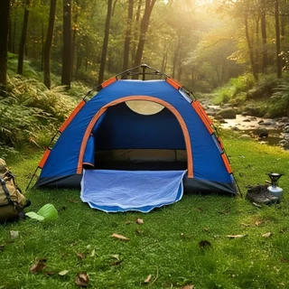 Barraca de Acampamento Camping Automática para até 3 Pessoas á prova d'água com mosqueteiro em Oferta na Shopee