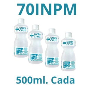 Kit 4 alcool...500ml...cada alcoo70