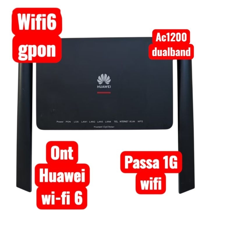 08 pcs Modem Ont Huawei 8145v5x6-10 Wifi 6 aBand 2.4/5ghz | Shopee Brasil