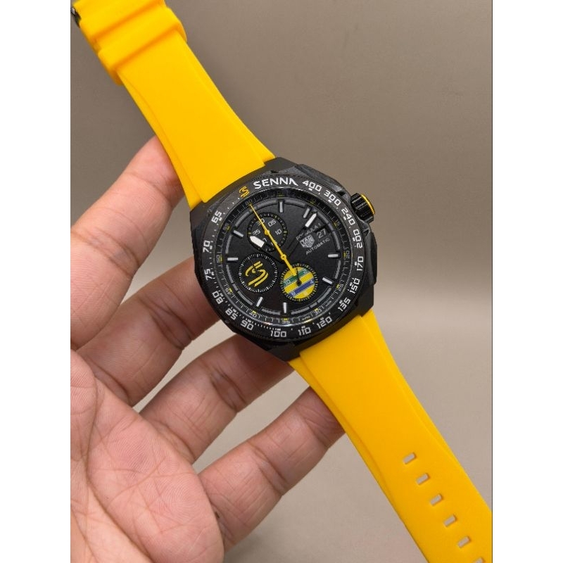 Relógio Masculino Quartzo Formula 1 Senna Todo funcional Prova Da Água