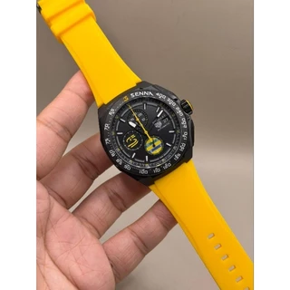 Relógio Masculino Quartzo Formula 1 Senna Todo funcional Prova Da Água