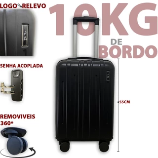 Mala de Bordo 10 Kg Roda Dupla Mala Viagem 8 Kilos - 20 Kilos Rodinhas 360° 2026 Novo Com Senha em Oferta na Shopee