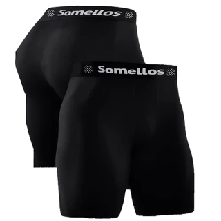 Cueca Boxer Ciclista Antiassadura Bike Kit com 4 Unidades Cores Variadas