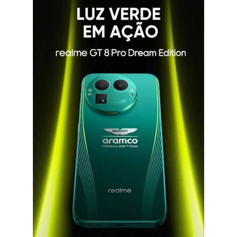 REALME GT8 PRO DREAM EDITION ASTON MARTIN - 16/512 GB - GLOBAL - LANÇAMENTO