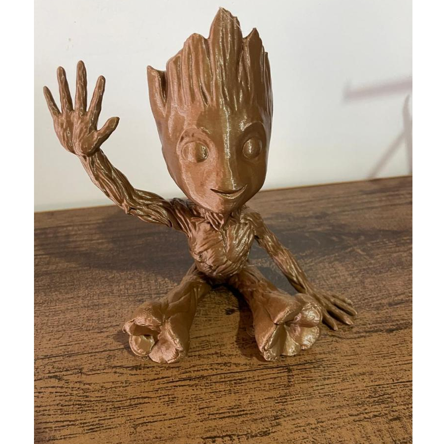 decoração groot, boneco marvel, decoração geek, decoração nerd,personagem, groot 20cm, enfeite groot, presente geek
