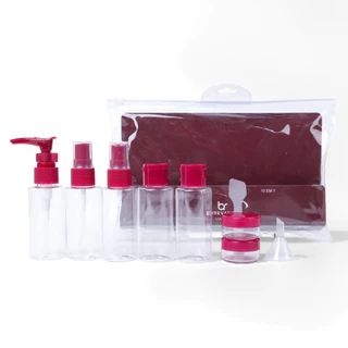 Kit De Frascos Para Viagem 10 Peças Creme Cosméticos Pote Higiene Pessoal em Oferta na Shopee