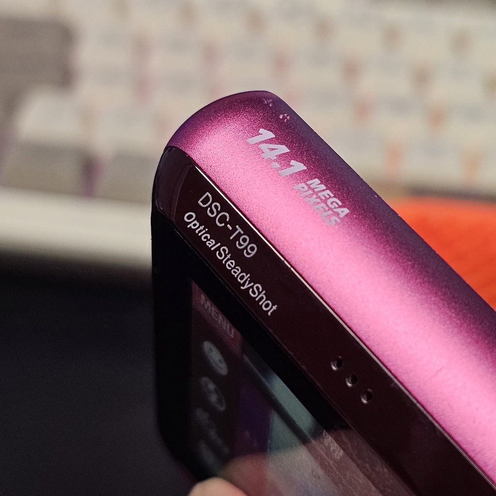 Camera Sony Cyber-shot DSC-T99 Rosa completa id162 | Shopee Brasil