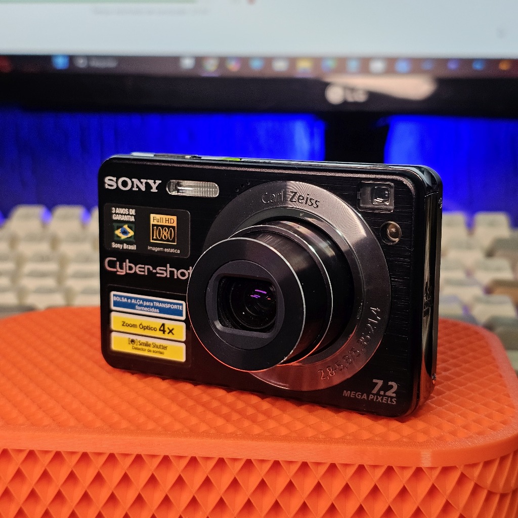 camera Sony Cyber-Shot DSC-W125 + 16 GB id164 | Shopee Brasil