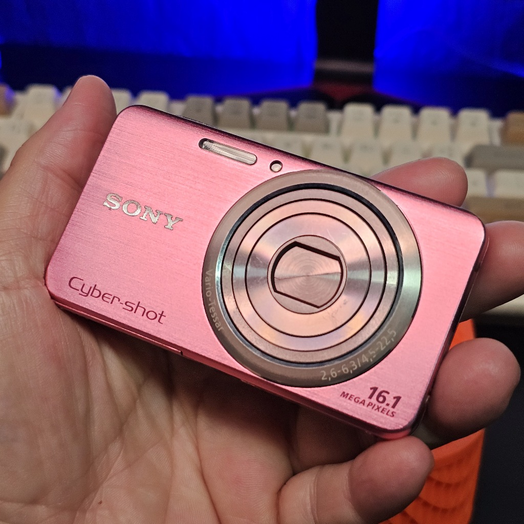 Camera Sony Cyber-shot DSC-W630 rosa | Shopee Brasil