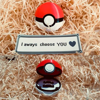 Pokebola - Porta aliança/anel