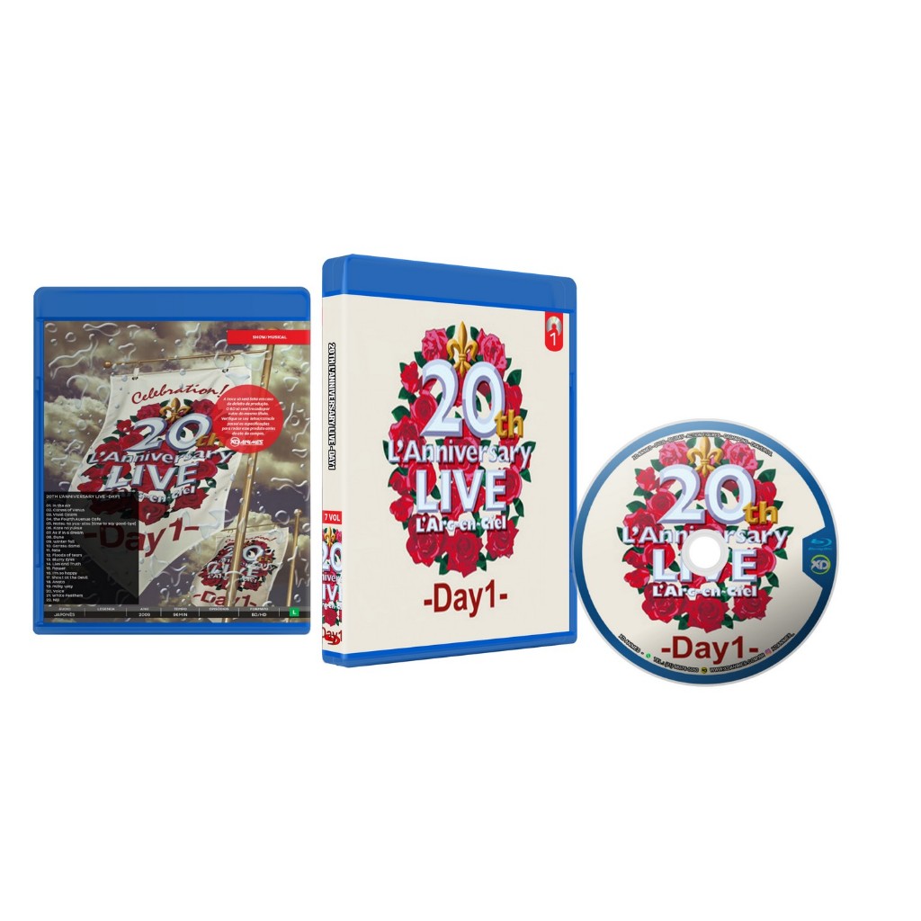 Bluray L'Arc-en-Ciel – 20th L'Anniversary LIVE - Day 1 e 2