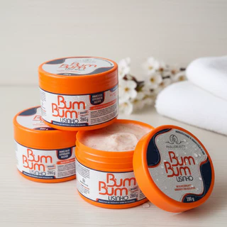 Esfoliante Bumbum Lisinho Anti Celulite Clareador Hidratante Corporal 280g Profissional Spa Original